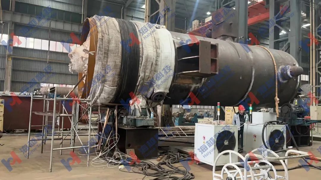 直徑2750mm，壁厚110mm，熱處理溫度760±10℃