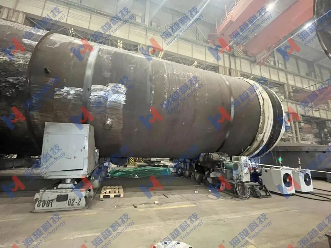 直徑5800mm，壁厚246mm，熱處理溫度690±14℃